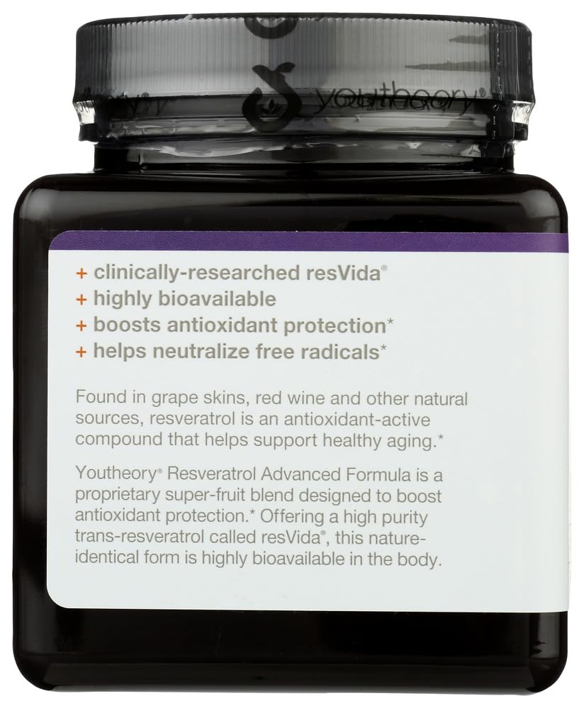 Youtheory Resveratrol Advanced - 160 Tablets - image 2
