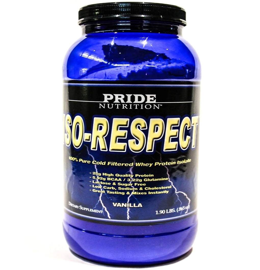 Pride Nutrition #1 Whey Protein Isolate Shake- Iso-Respect Protein