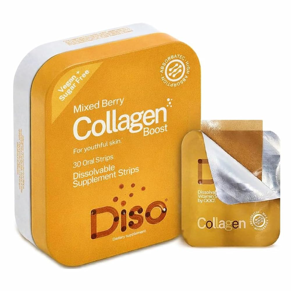 DISO Collagen Boost Oral Strips Mixed Berry - 30 Strips