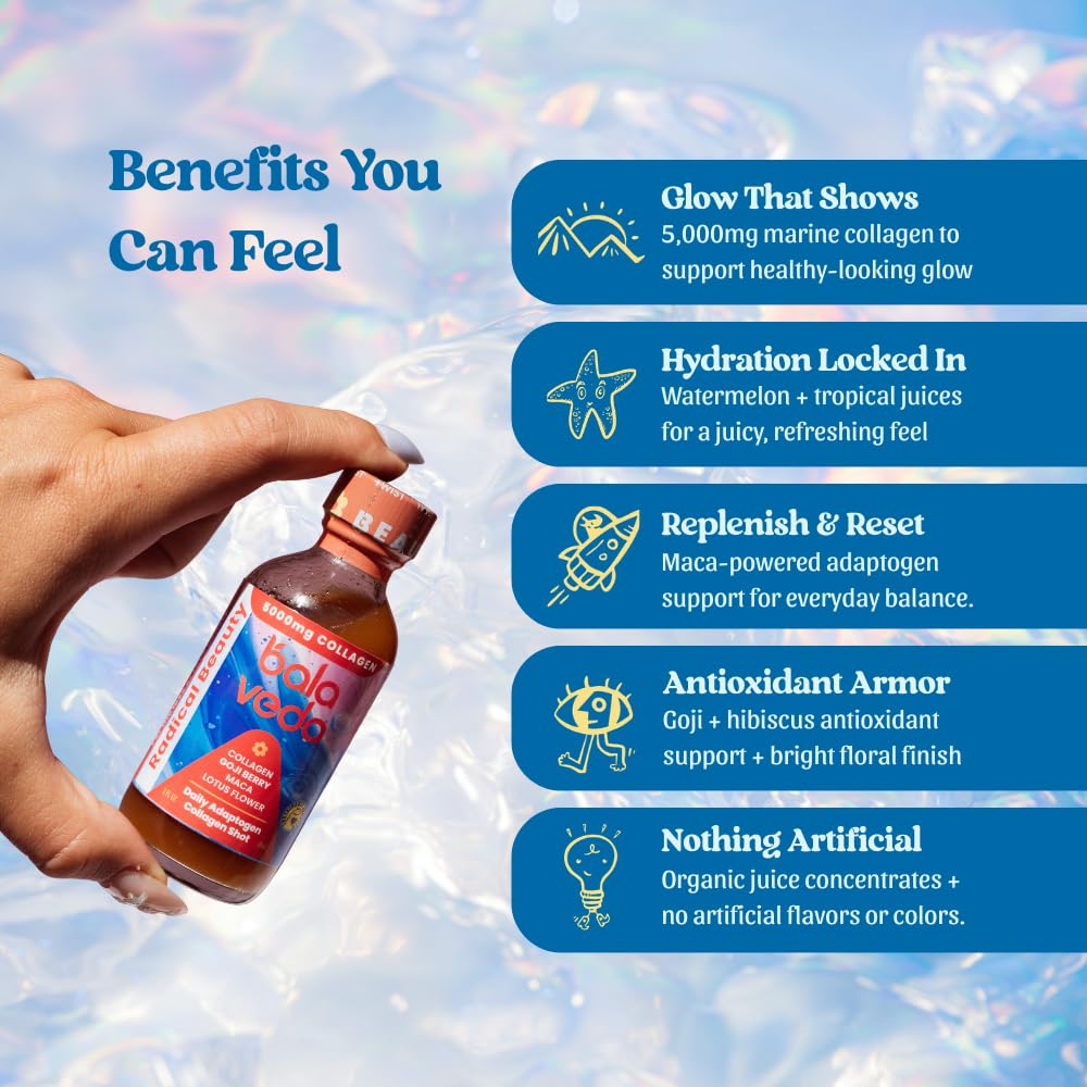 Balaveda Organic Wellness & Energy Shots Variety Pack