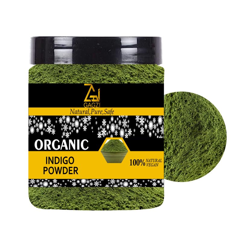 Natural Indigo Powder 3 Oz / 85.05 Gram (Pack of 1) - GAGZI