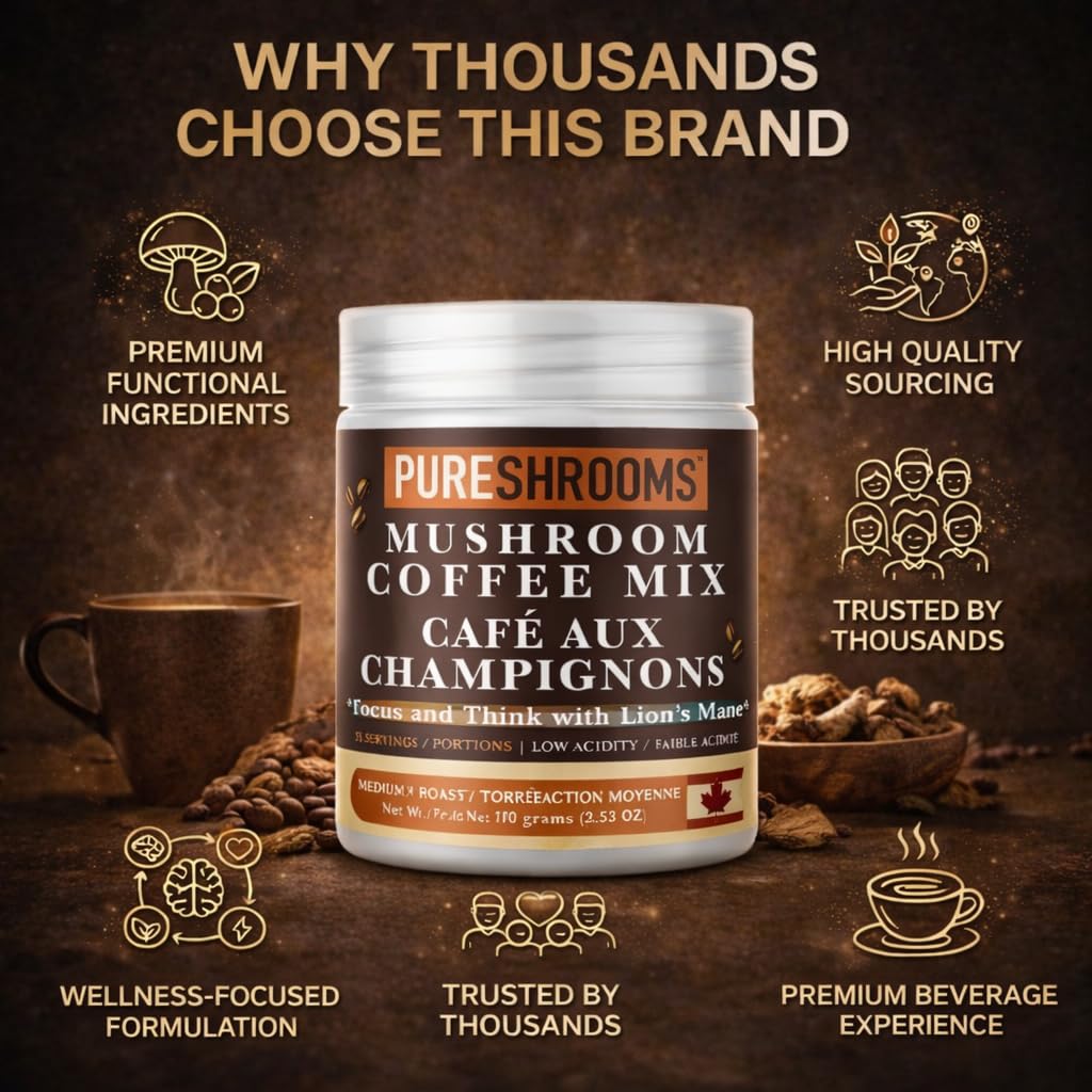 Pure Shrooms Adaptogenic Coffee