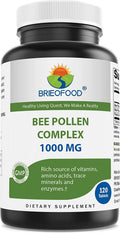 Brieofood Bee Pollen Complex 1000 mg - 120 Tablets