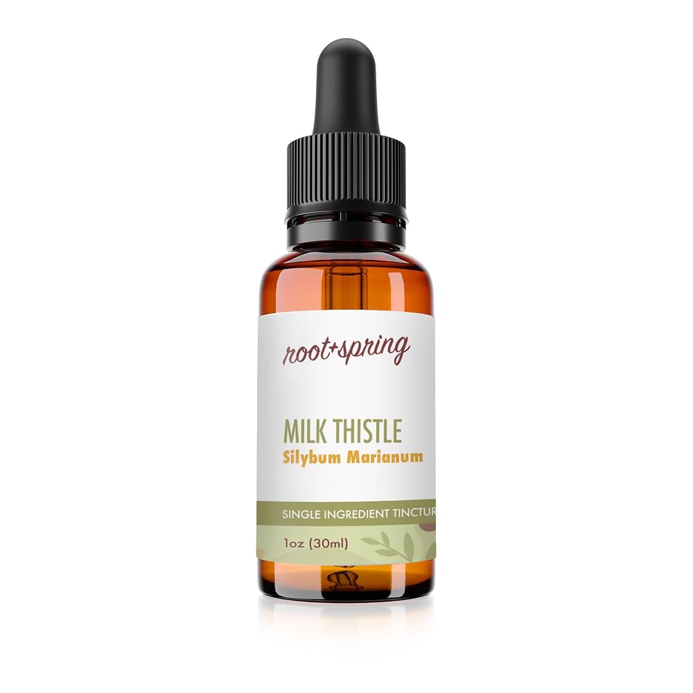 root + spring Milk Thistle Herbal Tincture - 1 Fl Oz
