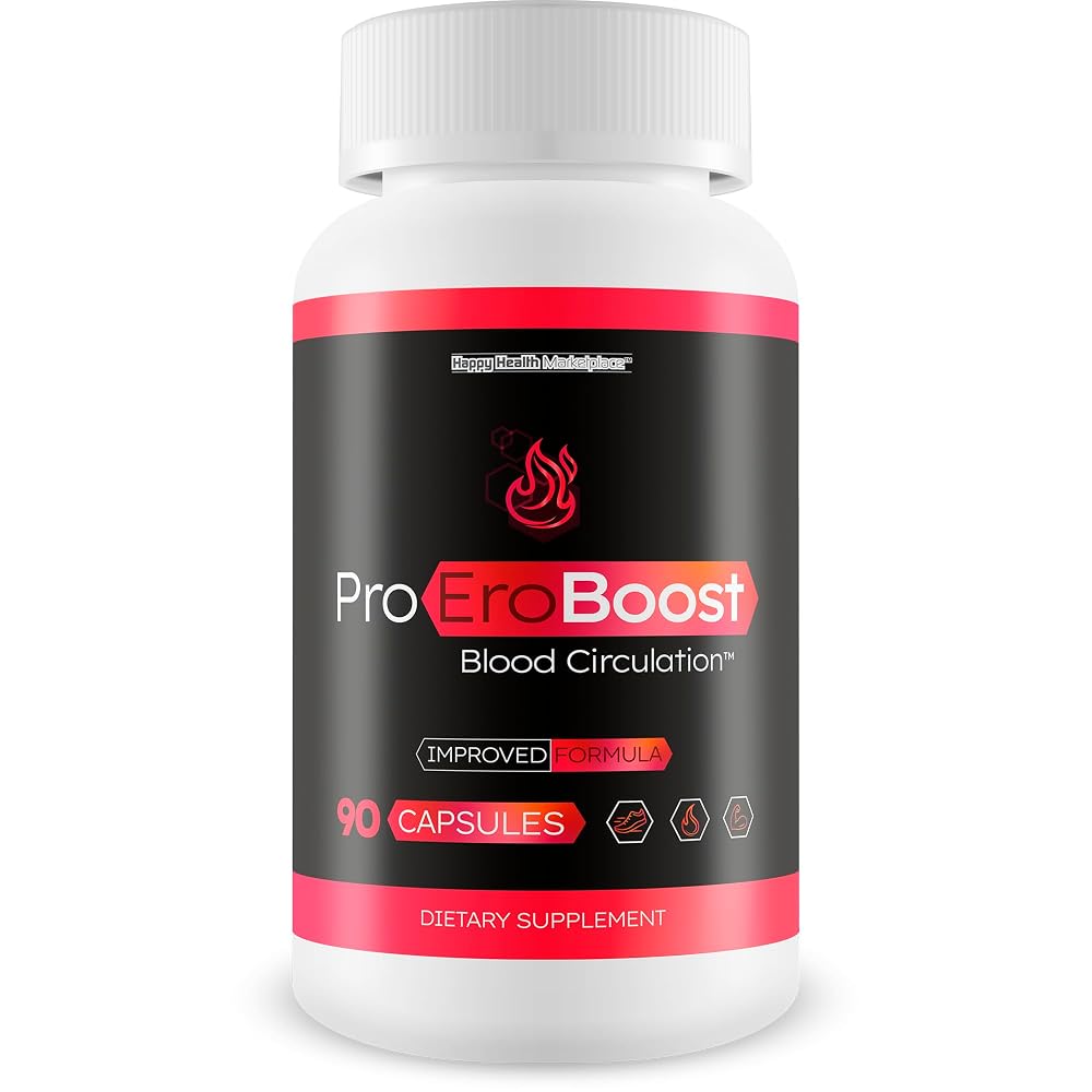 Happy Health Marketplace Pro EroBoost Blood Flow Supplement - 90 Capsules