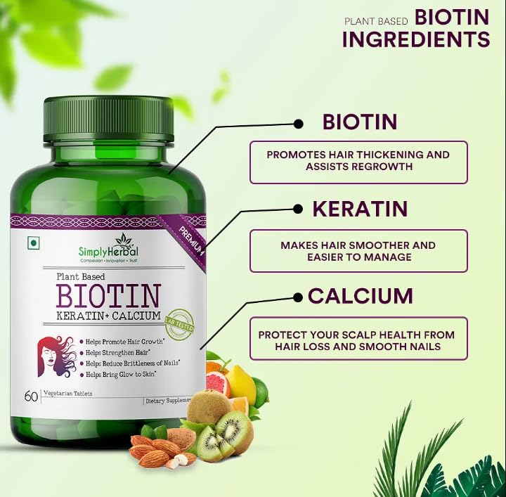 MAGICHOOD Biotin Tablet for Hair, Nail & Skin - 60 Tablets - image 2