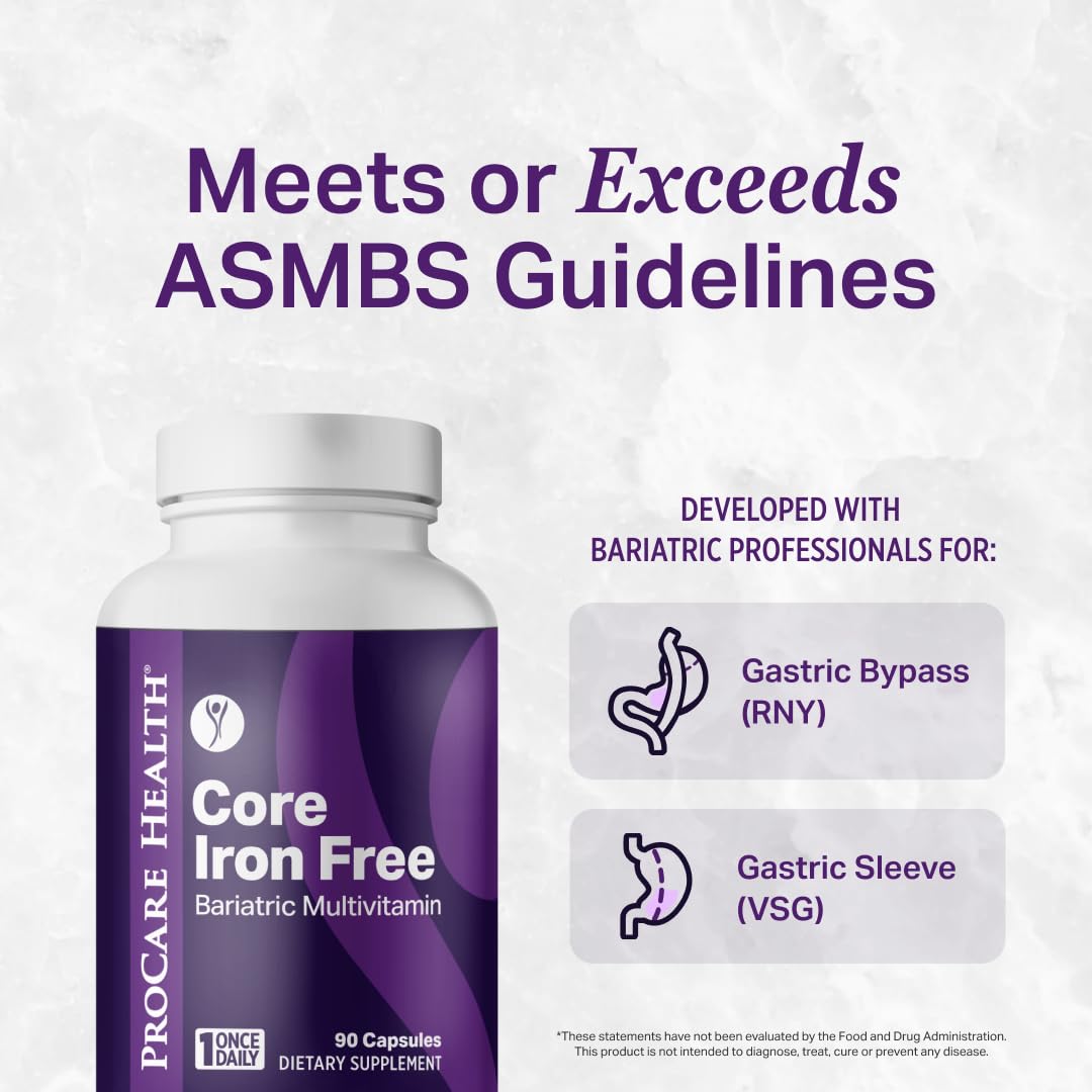ProCare Health Core Iron Free Bariatric Multivitamin - 30 Capsules - image 4
