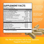 TotoNutrition Immunity Support Booster with Vitamin C, D, Zinc - 60 Capsules - image 5