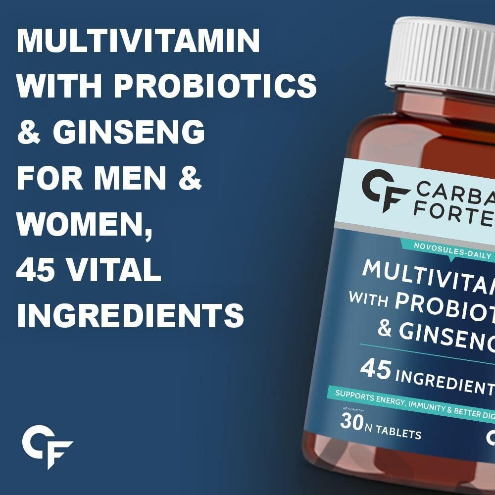Generic Multivitamin Tablets with Probiotics - 30 Vegetarian Tablets - image 4