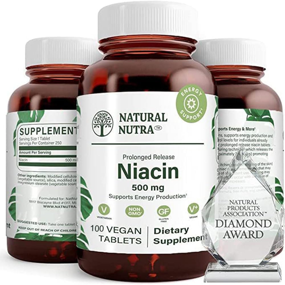 Natural Nutra Time-Release Slow Niacin 500mg Parent