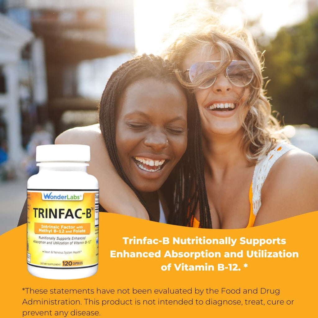 Wonder Laboratories Intrinsic Factor with B-12 1000mcg - 120 Capsules - image 5