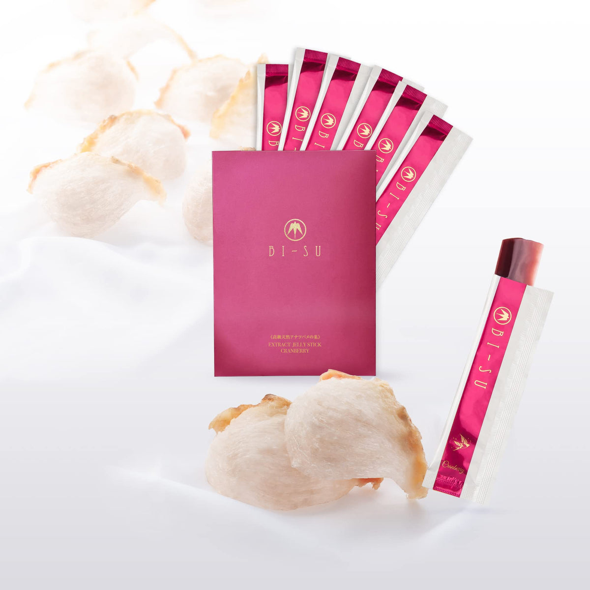 BI-SU Bird's Nest Essence Collagen Jelly Stick with Vitamin C