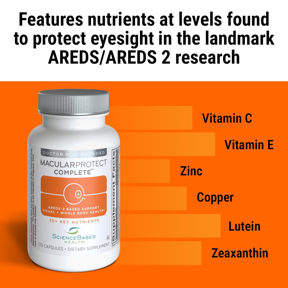 ScienceBased Health MacularProtect Complete AREDS 2 Multivitamin - 120 Capsules - image 3