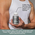 Pure for Men Pump Enhancer Pre-Workout Nitric Oxide Booster - 90 Capsules - image 6