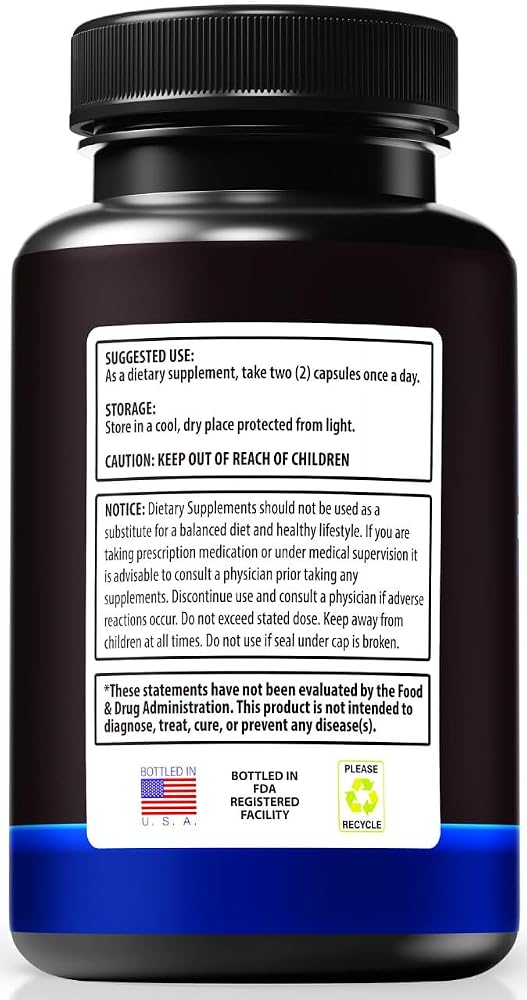 NutraRize Blue Vigor Max Capsules for Men - 120 Capsules - image 3