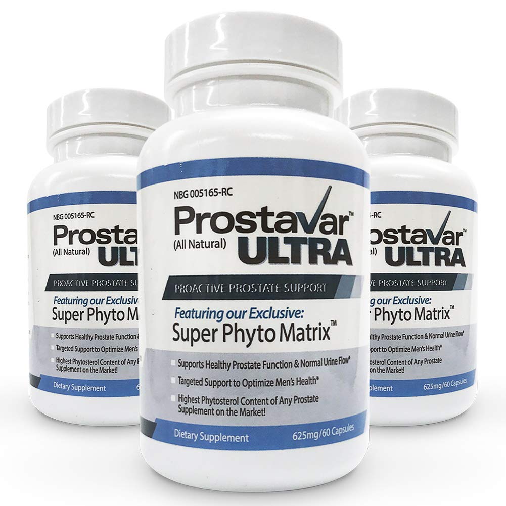 Prostavar Ultra Prostate Support 600mg Beta-Sitosterol - 180 Capsules