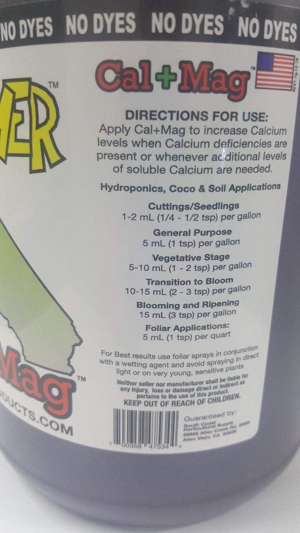 TOLLAA Mad Farmer Cal + Mag Plant Supplement - 1 Quart - image 2