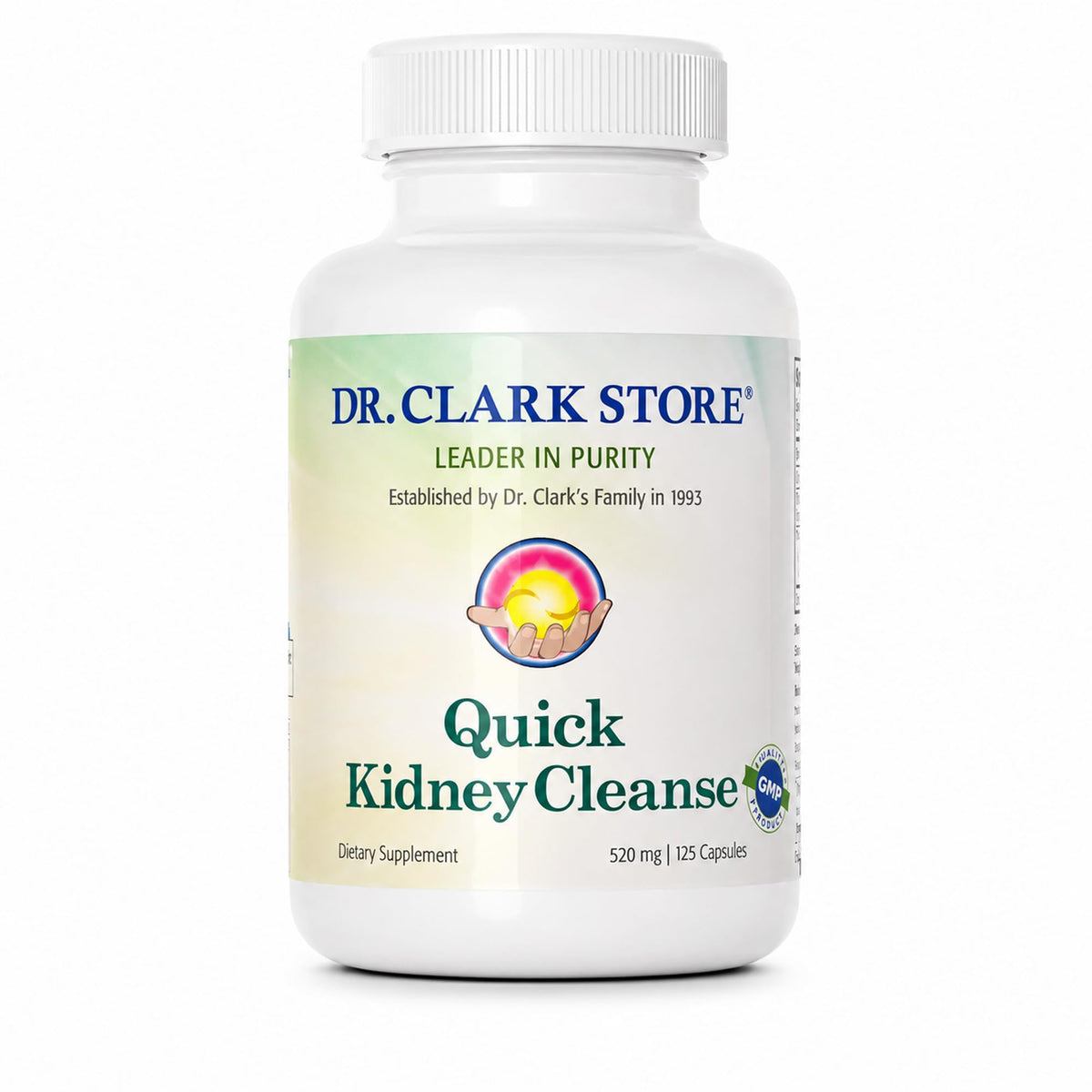 Dr Clark Qck Kidney Clean Natural Support - 125 Capsules