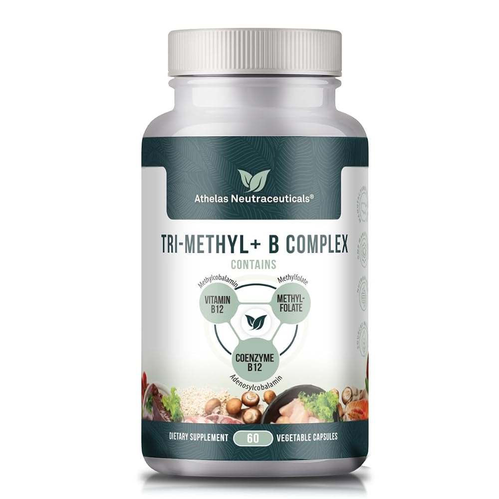 Athelas Neutraceuticals Tri-Methyl+ B Complex Methylated B Vitamins
