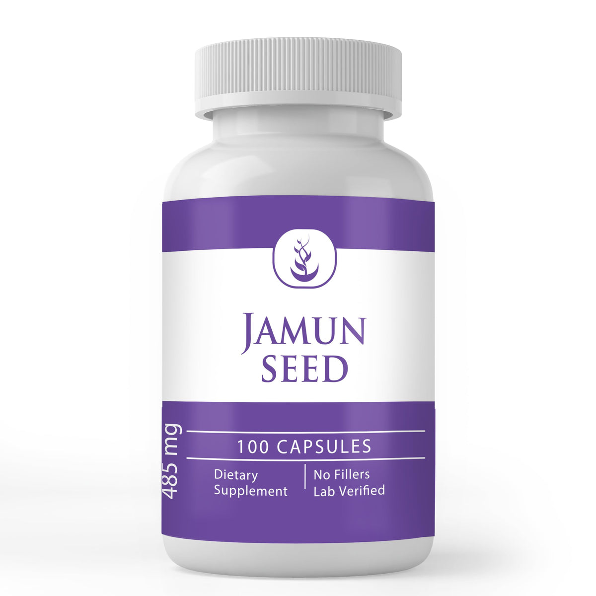 PURE ORIGINAL INGREDIENTS Jamun Seed - 100 Capsules