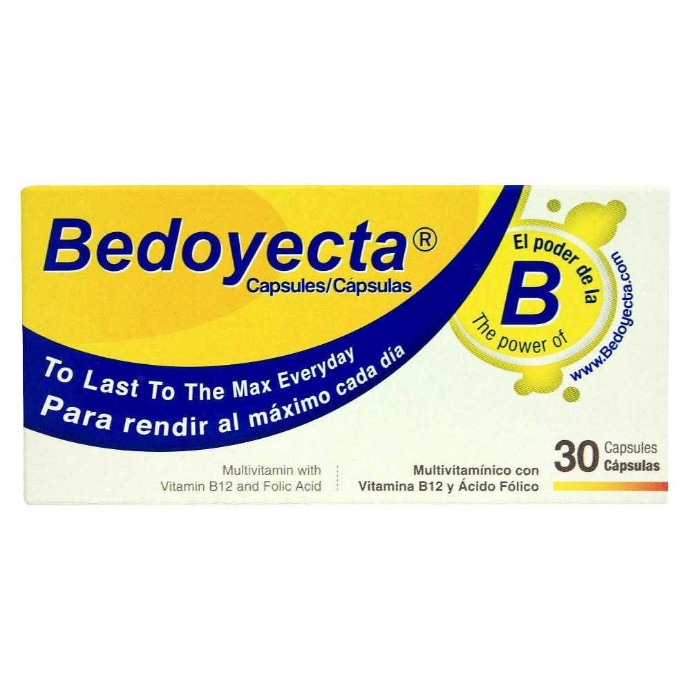 Bedoyecta Multivitamin - 120 Capsules (Pack of 4)
