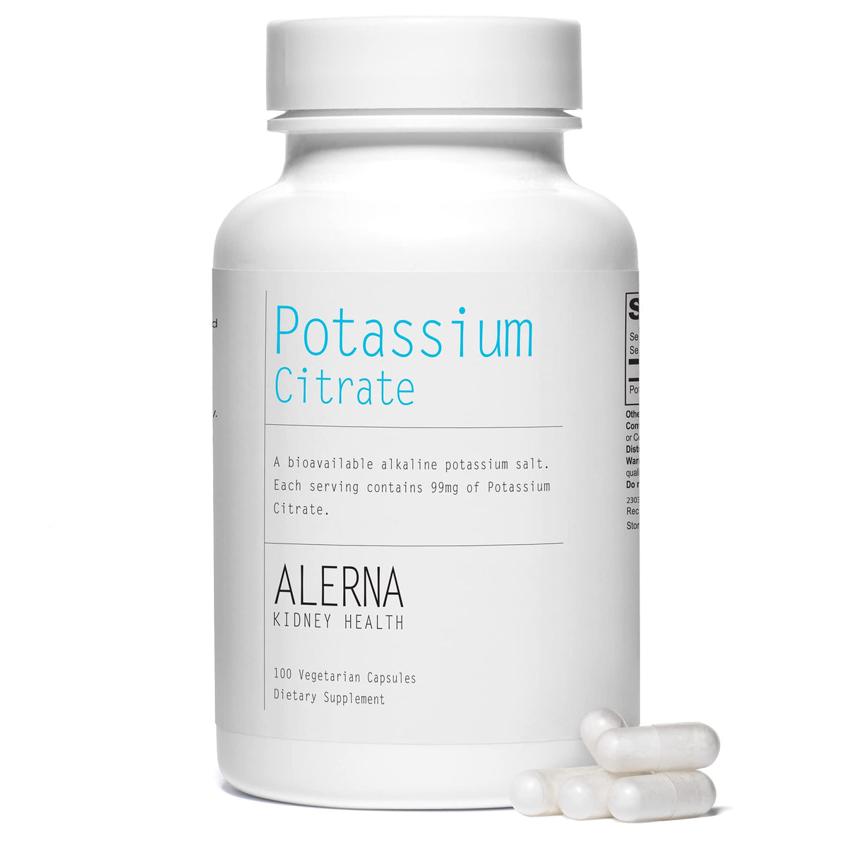 Alerna Kidney Health Alerna: Potassium Citrate 99mg