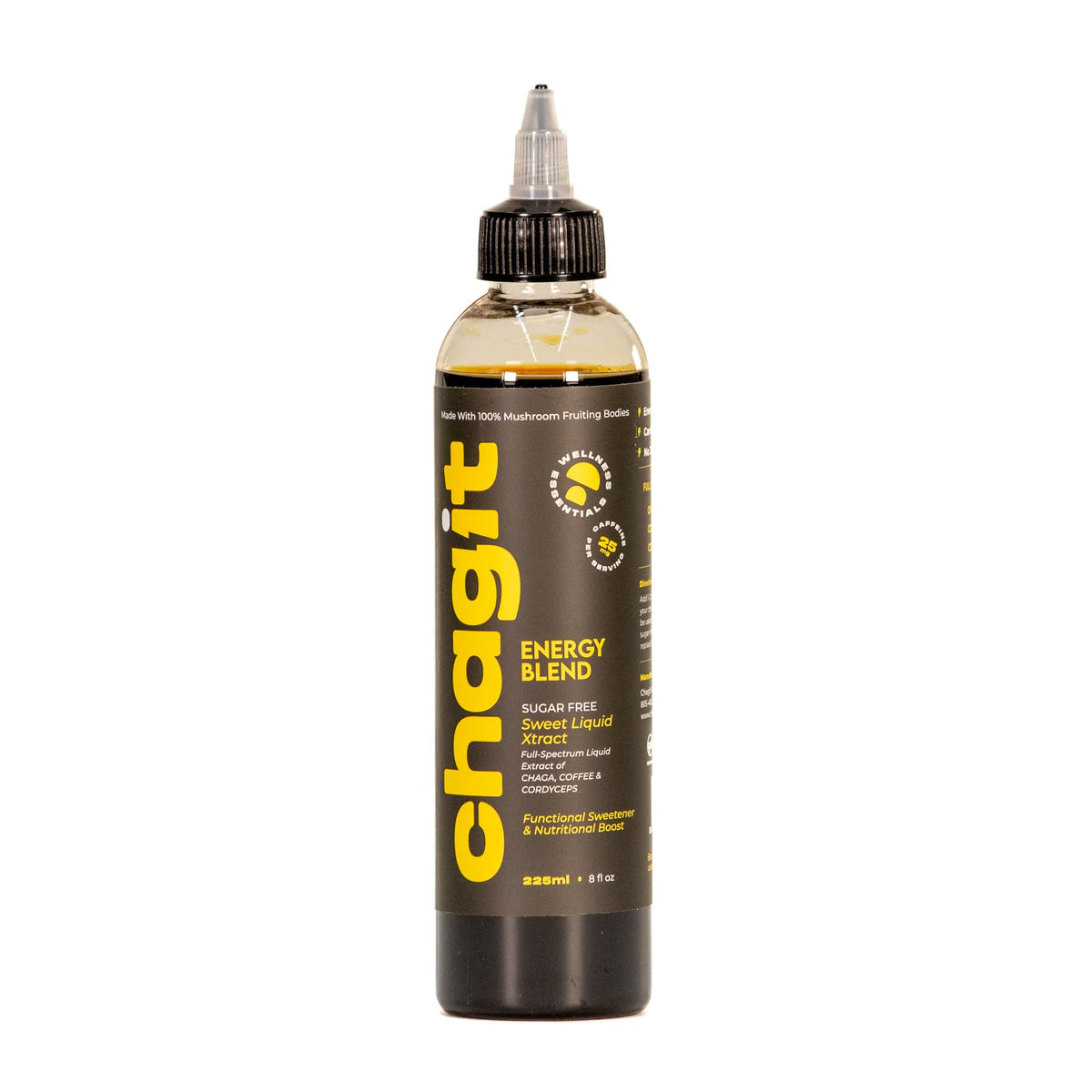 Chagit SLX Energy Blend Chaga Coffee Cordyceps - 8 Fl Oz