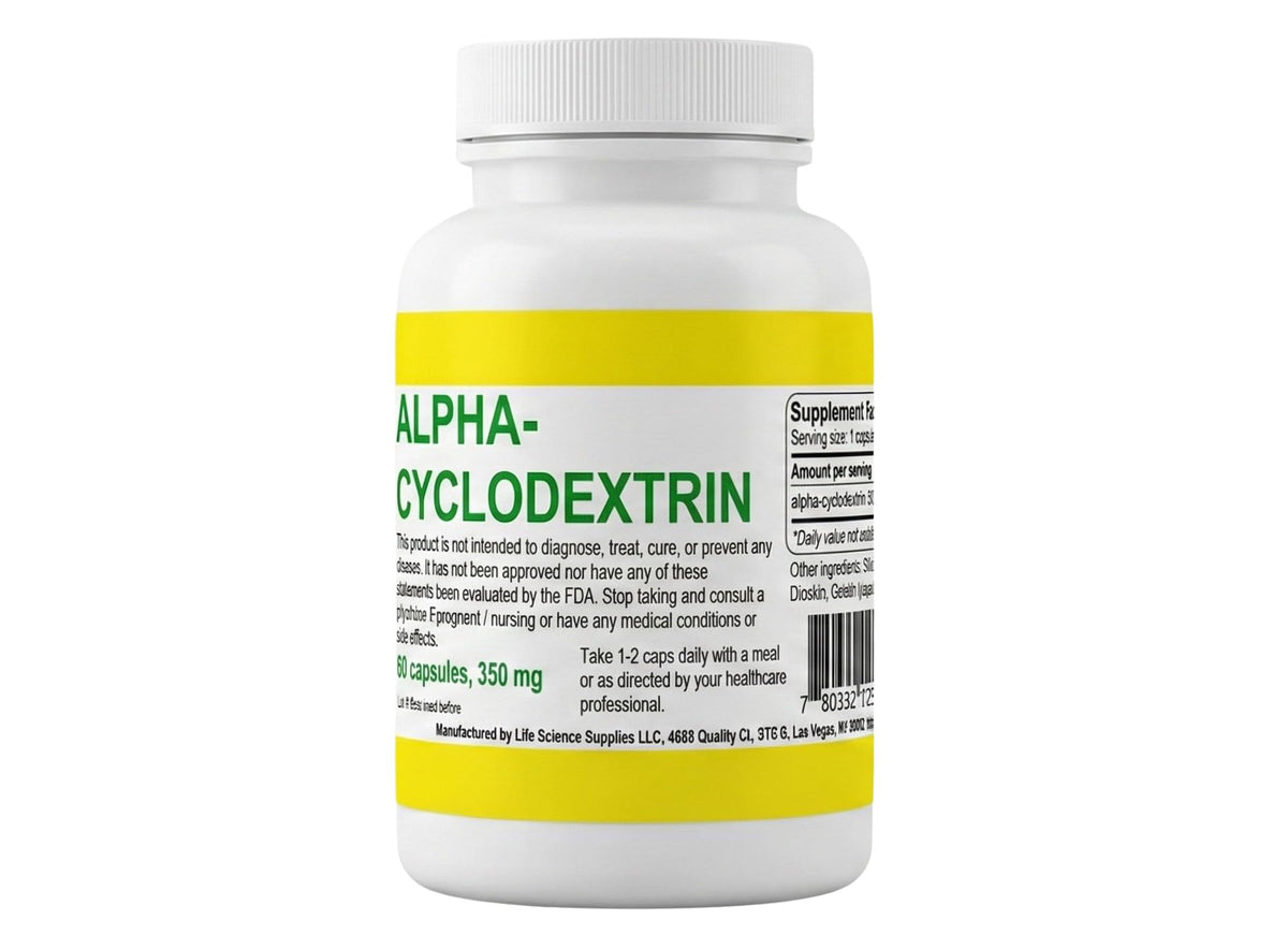 Generic Alpha Cyclodextrin Capsules - 60 Count
