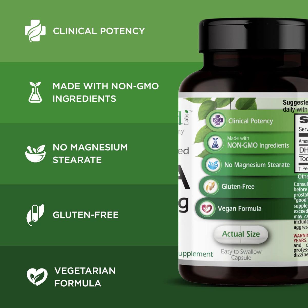 Emerald Laboratories DHEA 50mg Adrenal Support - 60 Vegetable Capsules - image 4