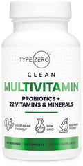 Type Zero Multivitamin Capsules with Probiotics - 120 Capsules