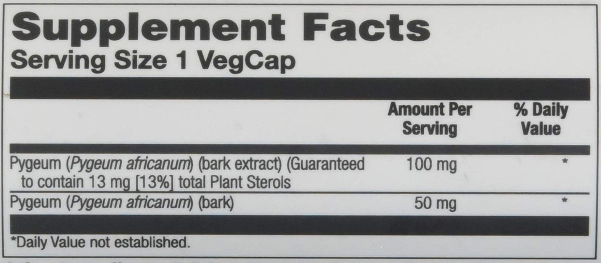 Solaray One Daily Pygeum Extract 100mg - 30 Capsules - image 3