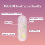 NutriONN Boost For Her Libido Booster - 90 Capsules - image 8