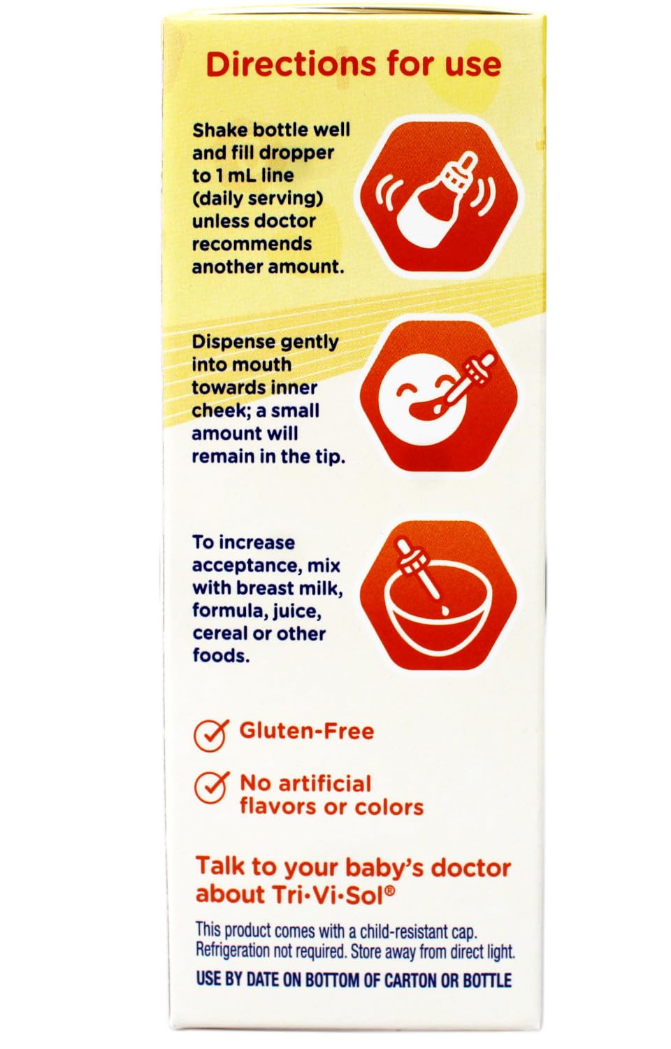 Enfamil Tri-Vi-Sol Supplement Drops Vitamins A, D & C - 1.66 fl oz - image 2