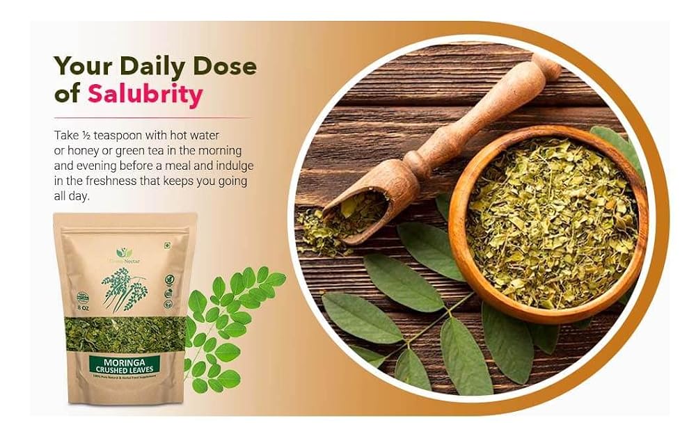 Green Nectar Moringa Tea Cut Leaves - 8 Ounces - image 8