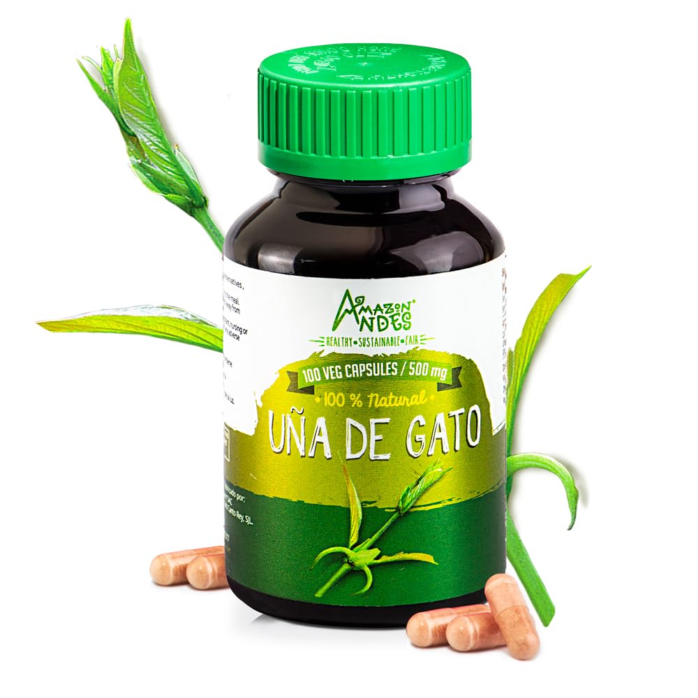 Amazon Andes Cat's Claw 1000mg Capsules - 100 Count