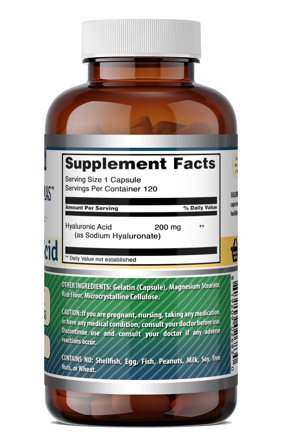 Amazing Nutrition Hyaluronic Acid 200 mg - 120 Capsules - image 6