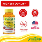 Green Field Nutritions Halal Vitamin B12 1000mcg - 60 Tablets - image 6