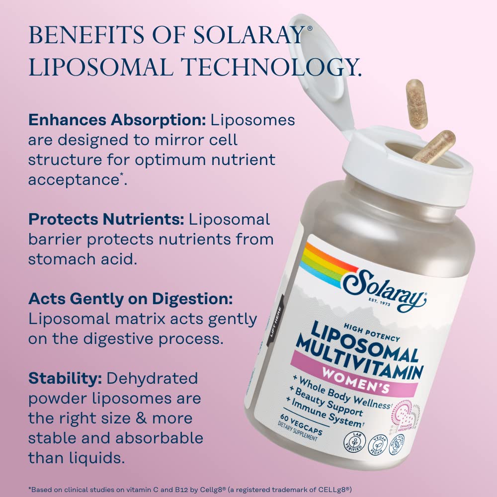 SOLARAY Liposomal Multivitamin with Enhanced Absorption