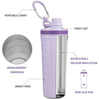 BOTTLE BOTTLE 26 oz Shaker Bottle Protein Mixer - Purple - image 2
