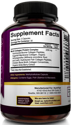 NutriFlair Multi Collagen Peptides 2250mg - 90 Capsules - image 7