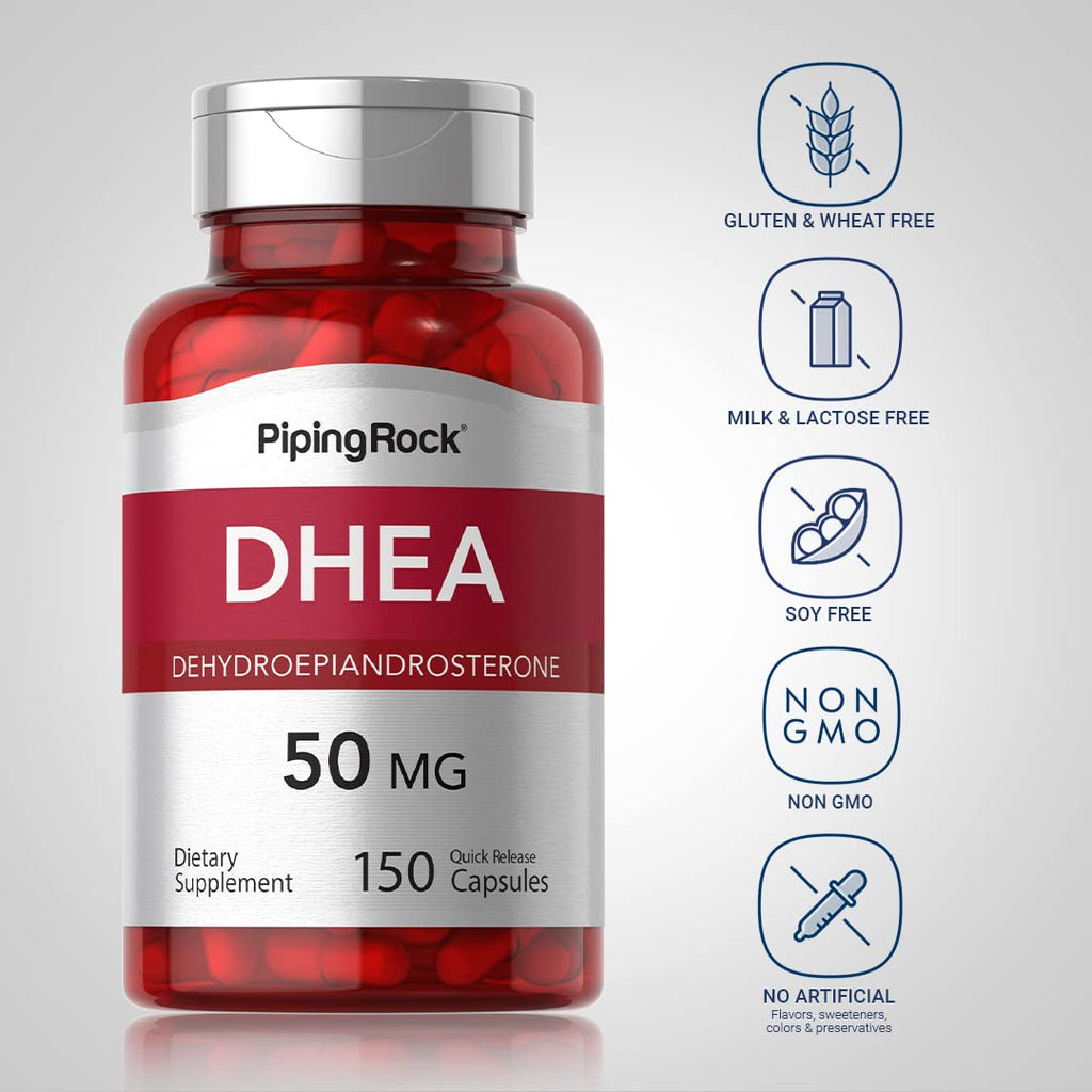 Piping Rock DHEA 50 mg - 150 Capsules - image 3