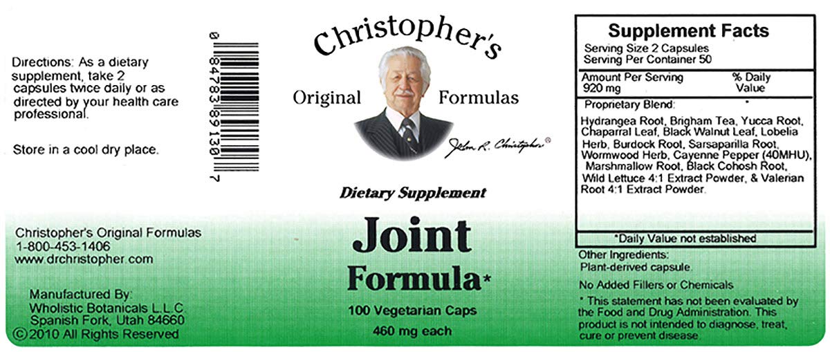 Christopher's Original Formulas Joint Formula - image 2