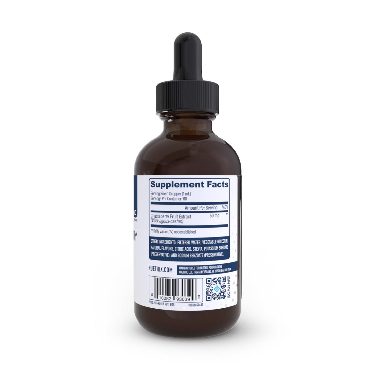 NuEthix Formulations Chasteberry Double Strength 50mg - 60 Servings - image 8
