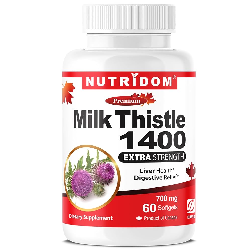 Nutridom Milk Thistle 700mg Extra Strength - 60 Softgels