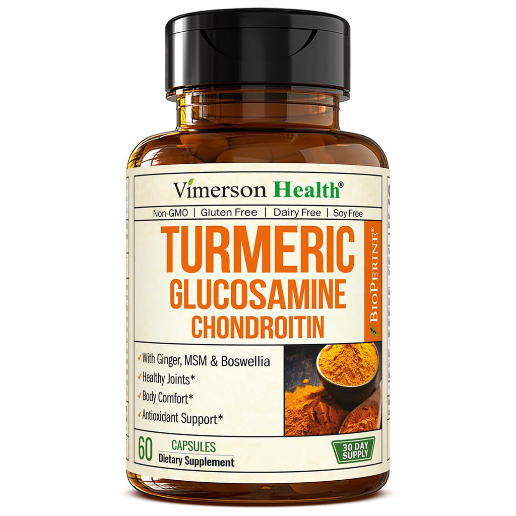 Vimerson Health Turmeric Glucosamine Chondroitin Joint Support - 60 Capsules