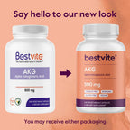 BESTVITE AKG Alpha Ketoglutaric Acid 1000mg - 240 Vegetarian Capsules - image 7