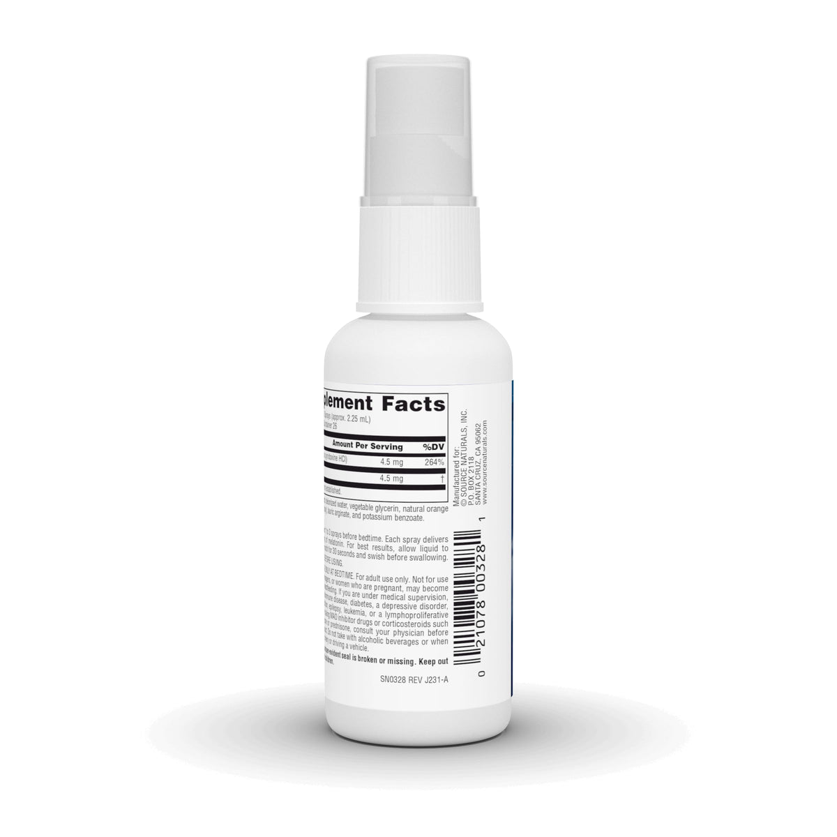 Source Naturals Sleep Science Melatonin NutraSpray 1.5 mg - 2 fl oz - image 4