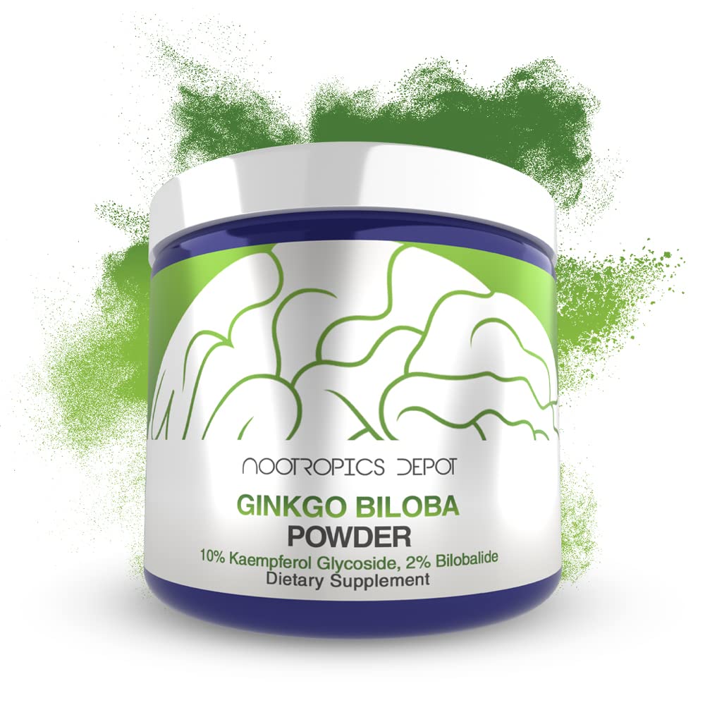 Nootropics Depot Ginkgo Biloba Extract Powder - 30 Grams