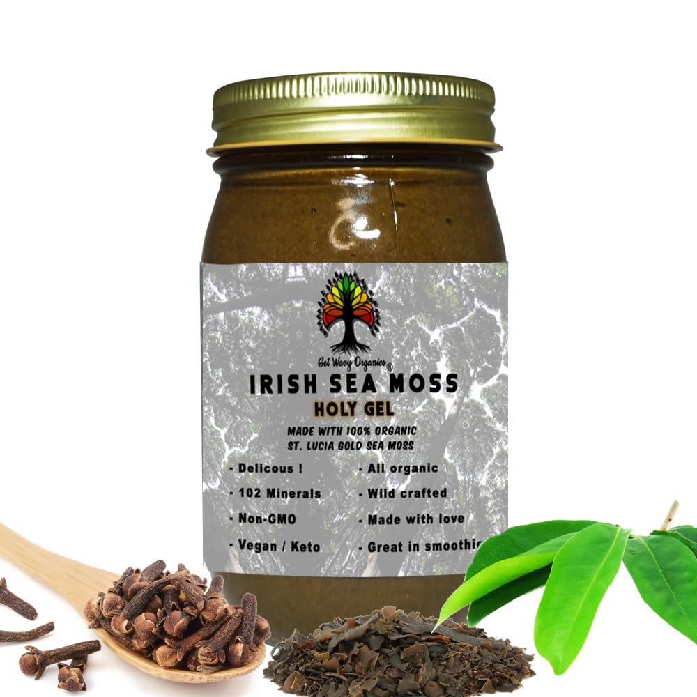 GET WAVY ORGANICS Irish Sea Moss Gel with Bladderwrack