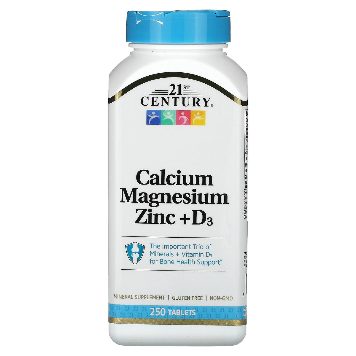 Xllent 21st Century Cal Mag Zinc +D Vitamin - 180 Tablets
